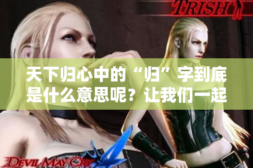 天下归心中的“归”字到底是什么意思呢？让我们一起来探讨这个深意。