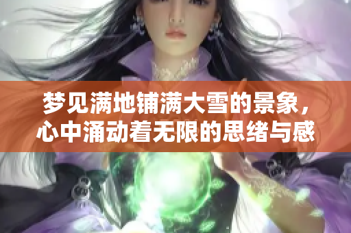 梦见满地铺满大雪的景象，心中涌动着无限的思绪与感慨