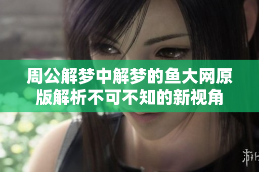 周公解梦中解梦的鱼大网原版解析不可不知的新视角