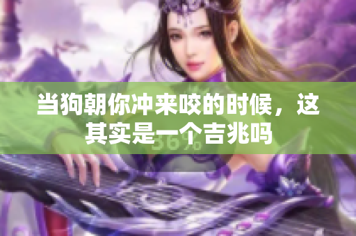 当狗朝你冲来咬的时候，这其实是一个吉兆吗