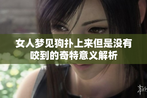 女人梦见狗扑上来但是没有咬到的奇特意义解析