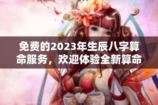 免费的2023年生辰八字算命服务，欢迎体验全新算命方式