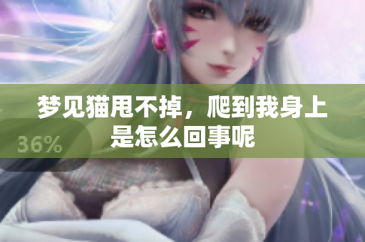 梦见猫甩不掉，爬到我身上是怎么回事呢