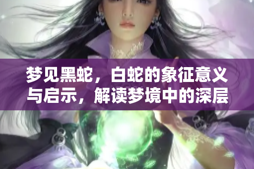 梦见黑蛇，白蛇的象征意义与启示，解读梦境中的深层含义。