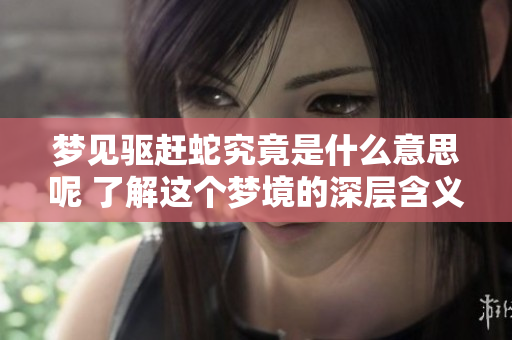 梦见驱赶蛇究竟是什么意思呢 了解这个梦境的深层含义和启示